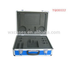 strong and portable aluminum instrument carrying case with custom foam insert manufacturer